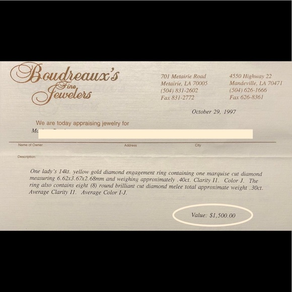 14K Gold Diamond Wedding Band Set, Marquise & Rounds - Picture 15 of 16